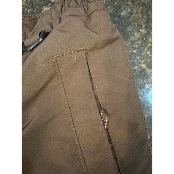 Lands' End Boys Brown Ski Pants Size 4 Insulated Winter Activewear - Picture 5 of 7